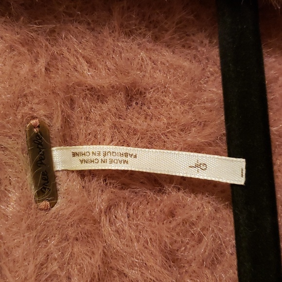 Free People Faux Fur Sweater Cardigan - Picture 3 of 8